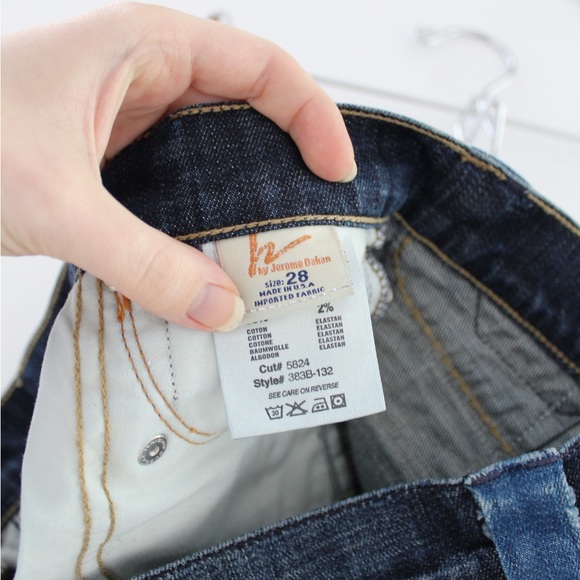 Citizens Of Humanity Vintage Y2K Denim Mini Skirt Size 28 - Picture 8 of 8